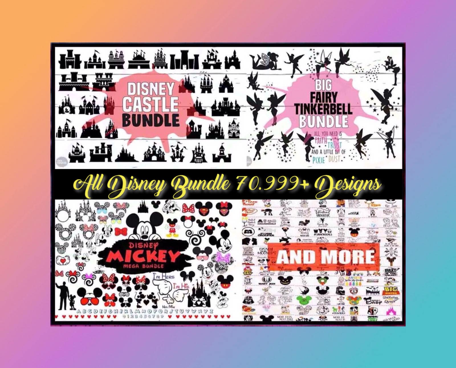 Free Free 171 Mega Disney Bundle Svg SVG PNG EPS DXF File