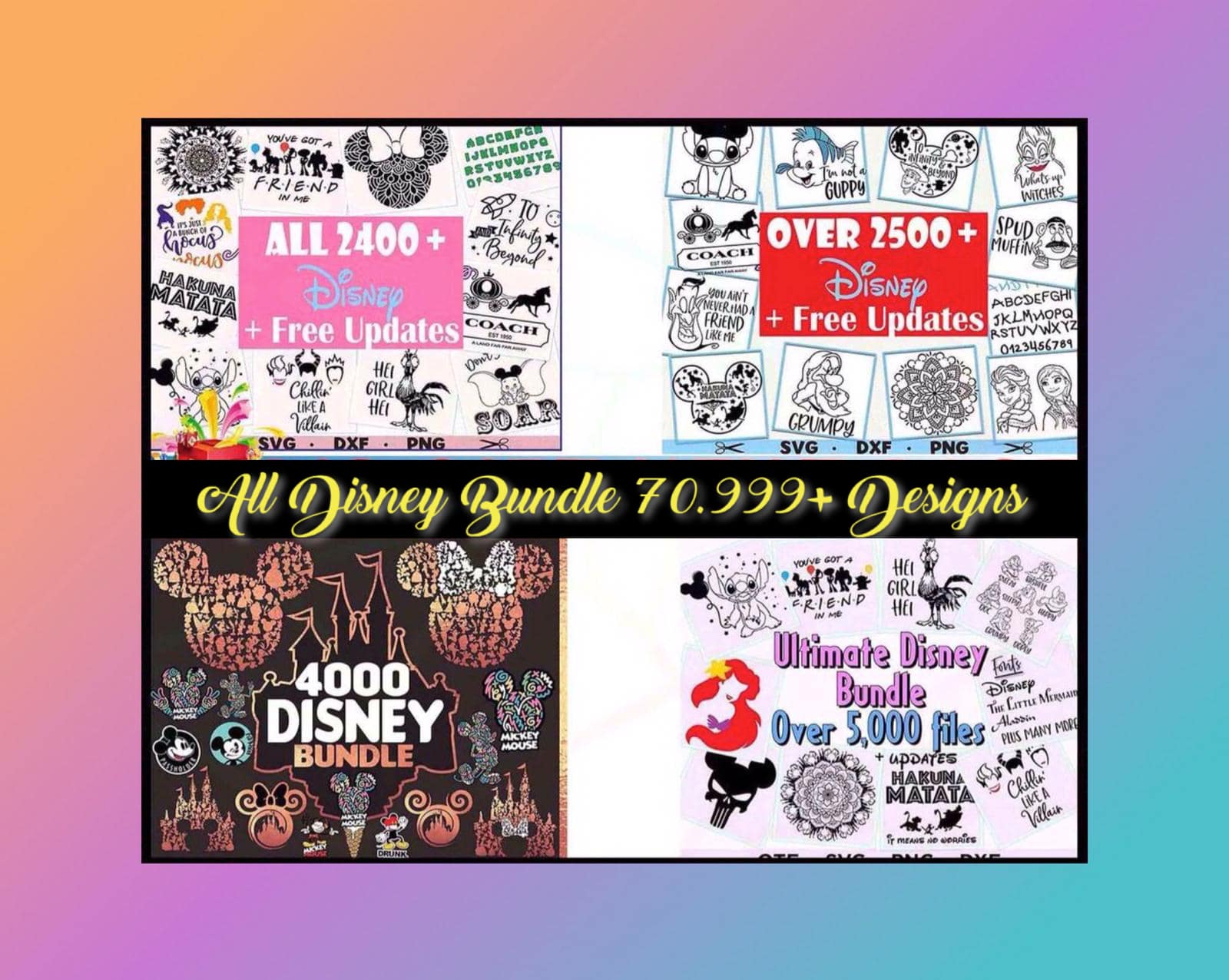 Free Free 330 Mega Disney Bundle Svg SVG PNG EPS DXF File