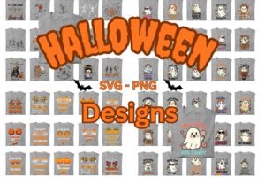 Halloween T-shirt SVG Bundle