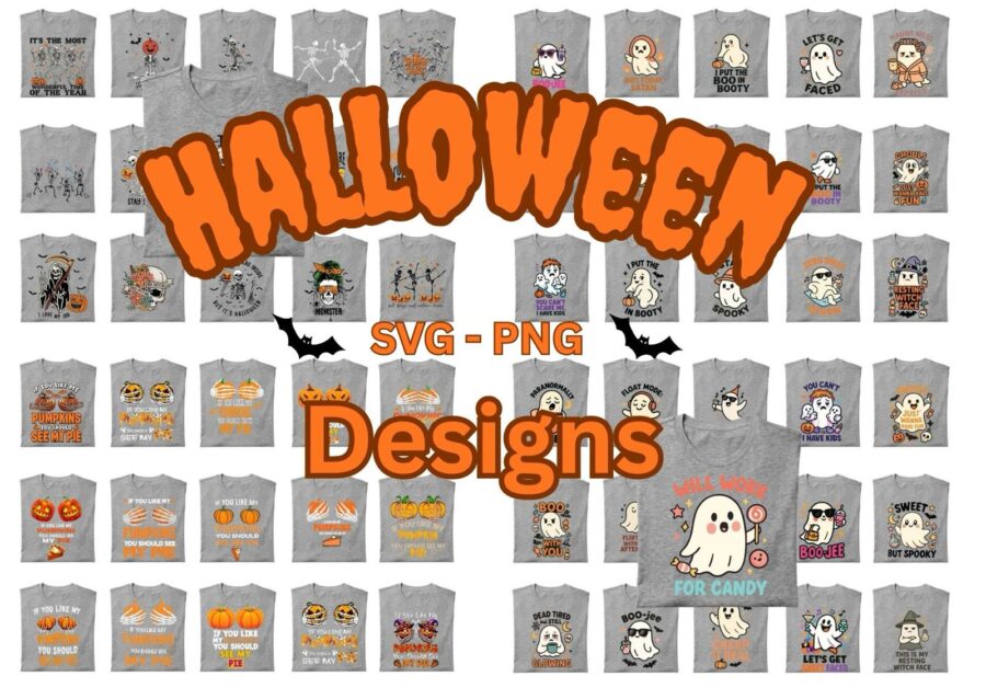 Halloween T-shirt SVG Bundle