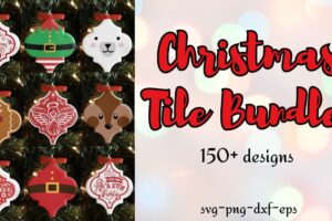 Christmas Tile Ornament Bundle